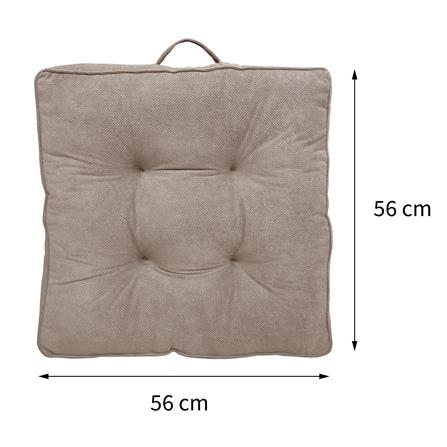 เบาะรองนั่ง HOME LIVING STYLE DORF 22X22 นิ้ว สีน้ำตาล_7