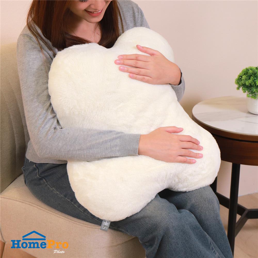 หมอนอิง HOME LIVING STYLE ALIVE 21X21 นิ้ว สีครีม