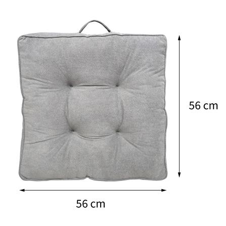 เบาะรองนั่ง HOME LIVING STYLE DORF 22X22 นิ้ว สีเทา_9