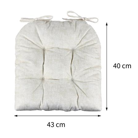 เบาะรองนั่ง HOME LIVING STYLE SCATTER 15X16 นิ้ว สีครีม_9