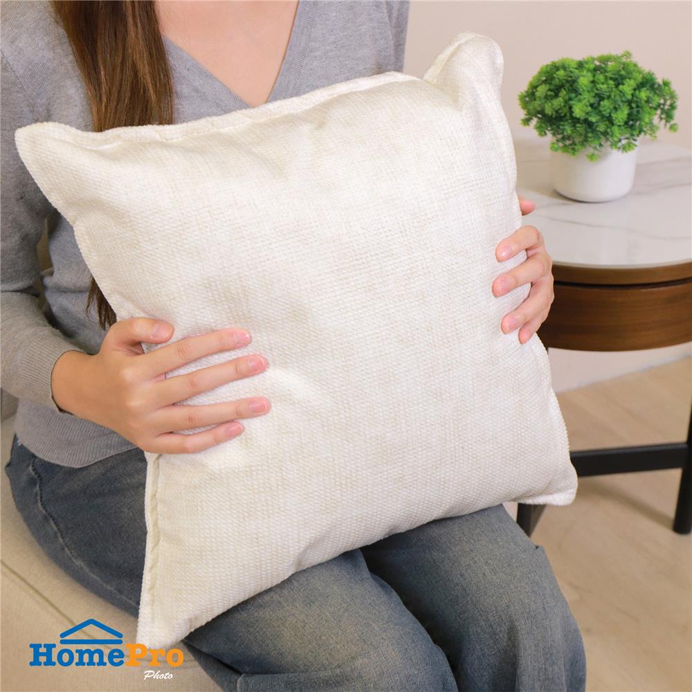 หมอนอิง HOME LIVING STYLE SCATTER 18X18 นิ้ว สีครีม