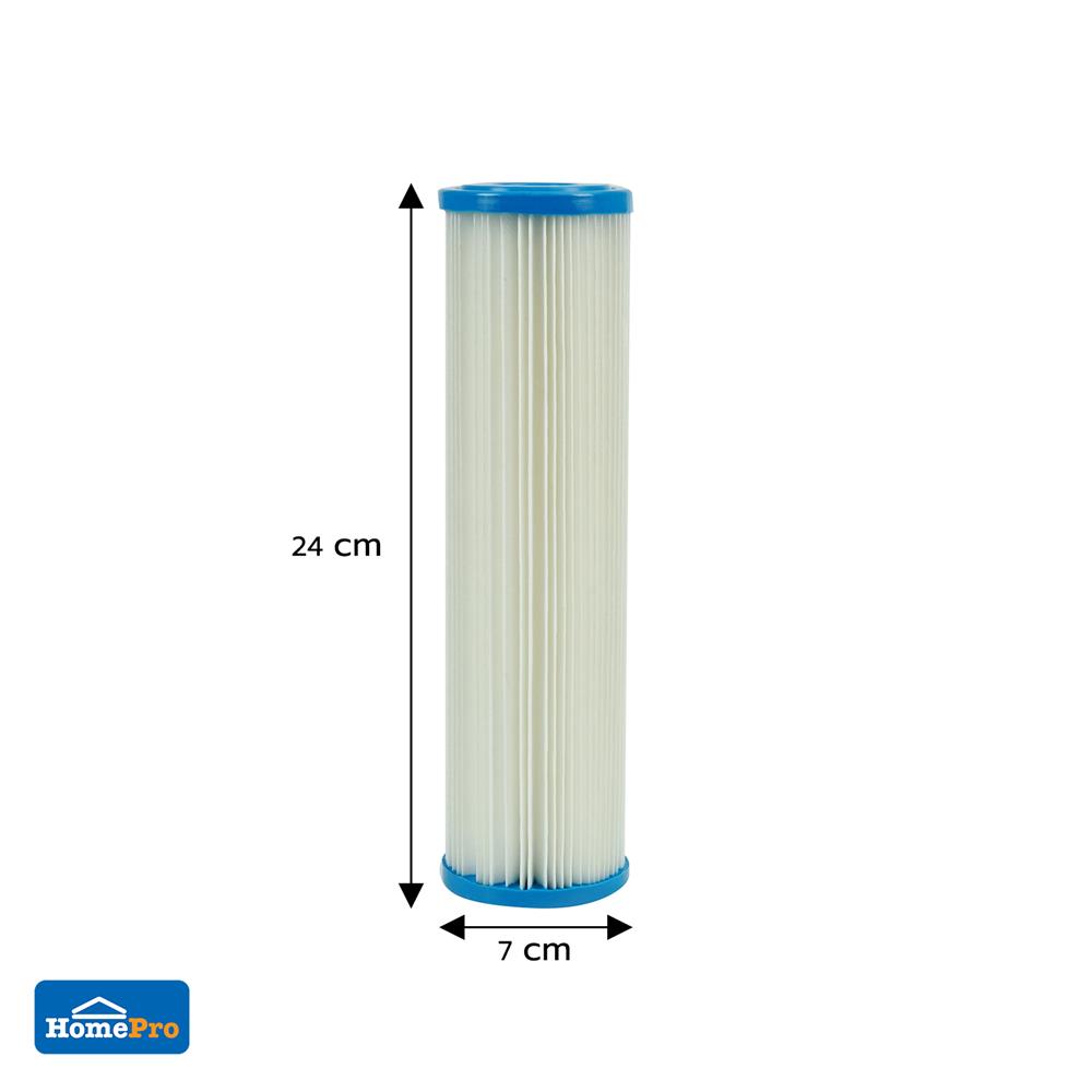 ไส้กรองแบบจีบ VALINA 10X2.5 นิ้ว 10 ไมครอน