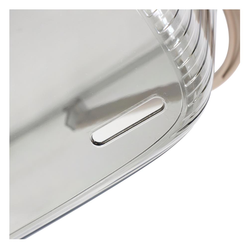 ถังหูหิ้ว ACCO KLEAR 30X20X15 ซม. สีเทาใส