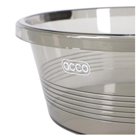 ชุดกะละมังถังน้ำ ACCO KLEAR 11.5 ลิตร สีเทาใส_4