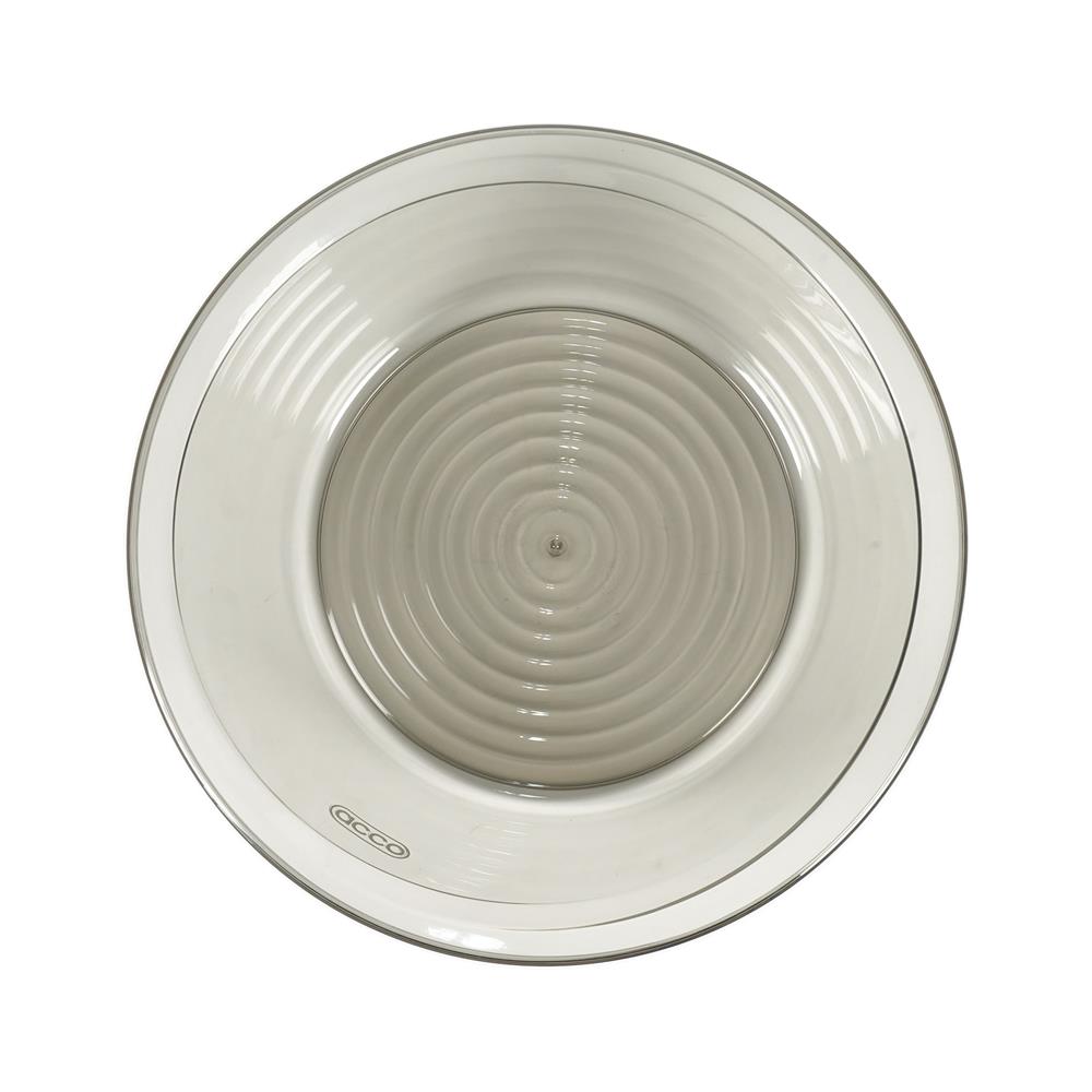 กะละมังกลม ACCO KLEAR 36.5 ซม. สีเทาใส