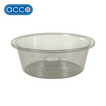 กะละมังกลม ACCO KLEAR 36.5 ซม. สีเทาใส_0