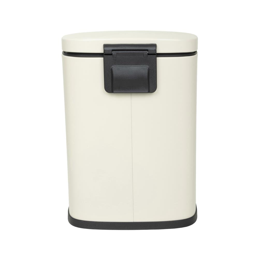 ถังขยะเหยียบเหลี่ยม ACCO TAFIA 5 ลิตร สีครีม