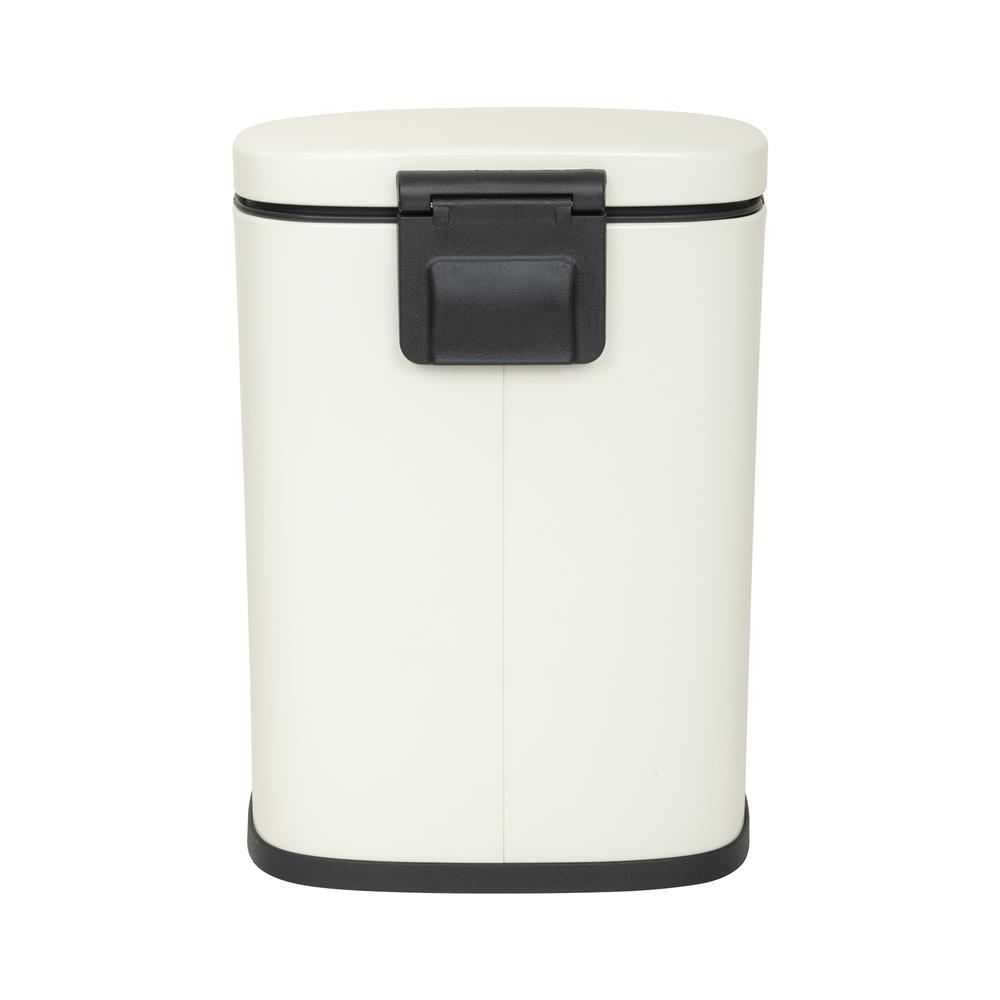 ถังขยะเหยียบเหลี่ยม ACCO TAFIA 12 ลิตร สีครีม