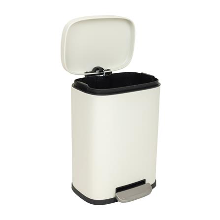 ถังขยะเหยียบเหลี่ยม ACCO TAFIA 12 ลิตร สีครีม_2