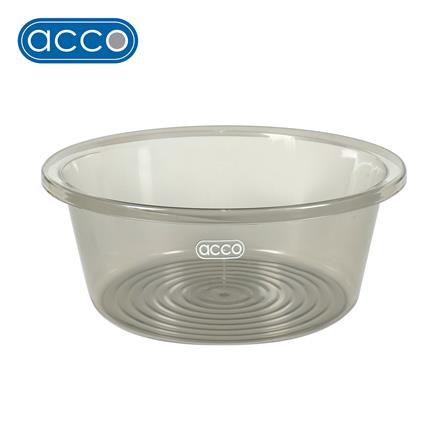 กะละมังกลม ACCO KLEAR 31 ซม. สีเทาใส_0