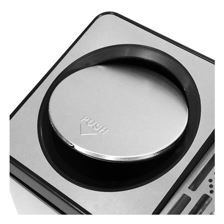 ถังขยะเหลี่ยมพร้อมที่เขี่ยบุหรี่ ACCO 30 ลิตร สีเทา_5