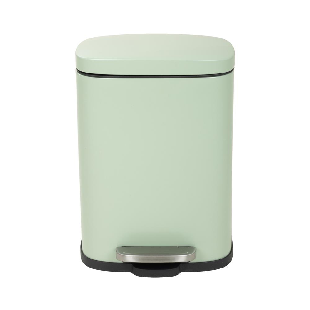 ถังขยะเหยียบเหลี่ยม ACCO TAFIA 12 ลิตร สีเขียว