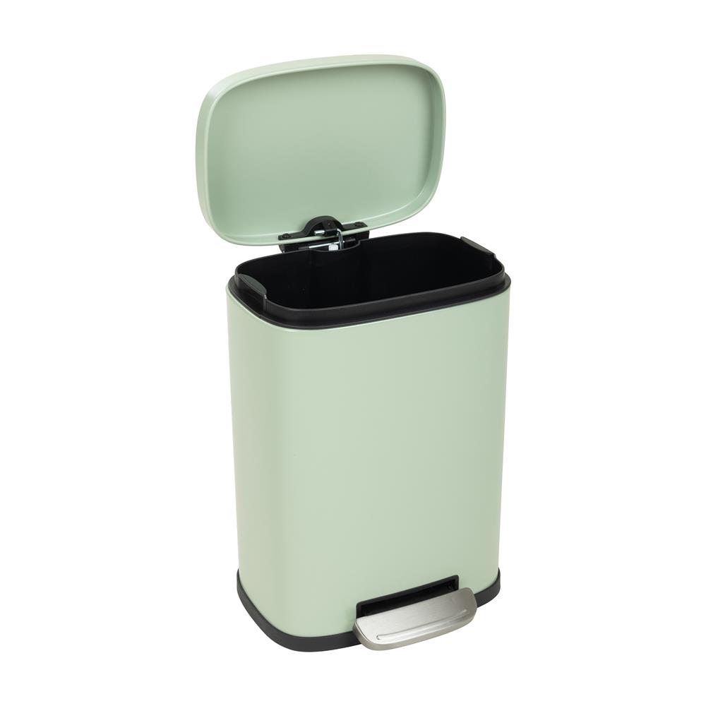 ถังขยะเหยียบเหลี่ยม ACCO TAFIA 12 ลิตร สีเขียว