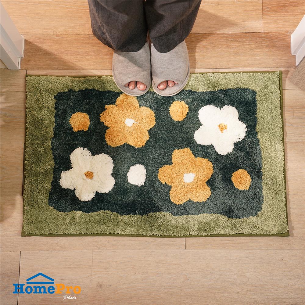 พรม HOME LIVING STYLE GARDEN 45X70 ซม. สีเขียว