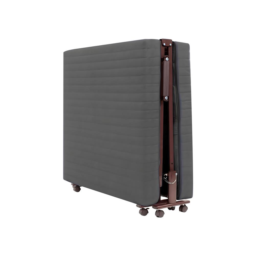 เตียงพับพร้อม TOPPER THAIBULL OLT504-240-90 สีเทา