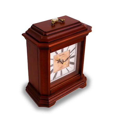 นาฬิกาตั้งโต๊ะ RHYTHM CRG114NR06 6.1X7.7 นิ้ว สีน้ำตาล_1