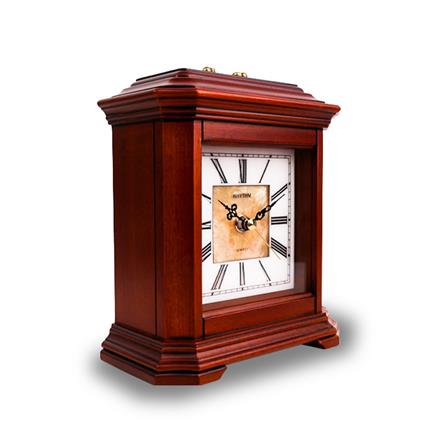 นาฬิกาตั้งโต๊ะ RHYTHM CRG114NR06 6.1X7.7 นิ้ว สีน้ำตาล_2