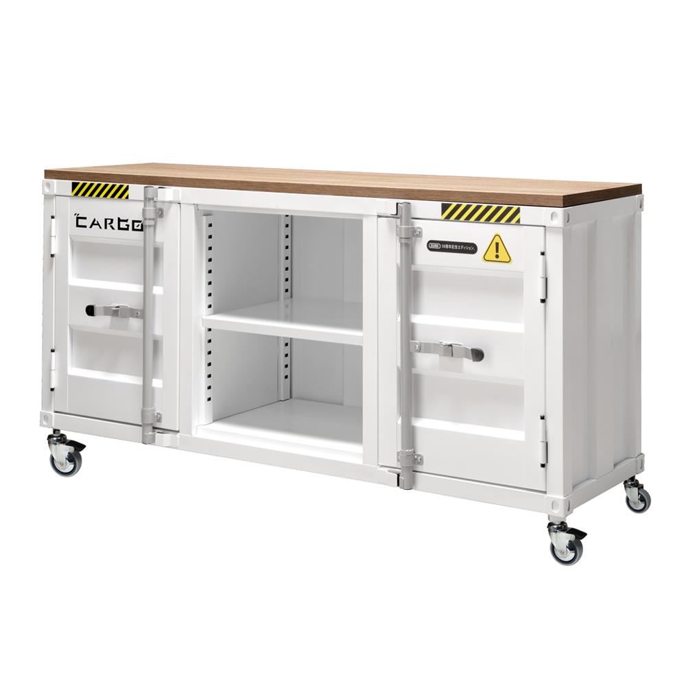 ตู้เอกสารเหล็กเตี้ย SURE CG-154 150 ซม. สีขาว