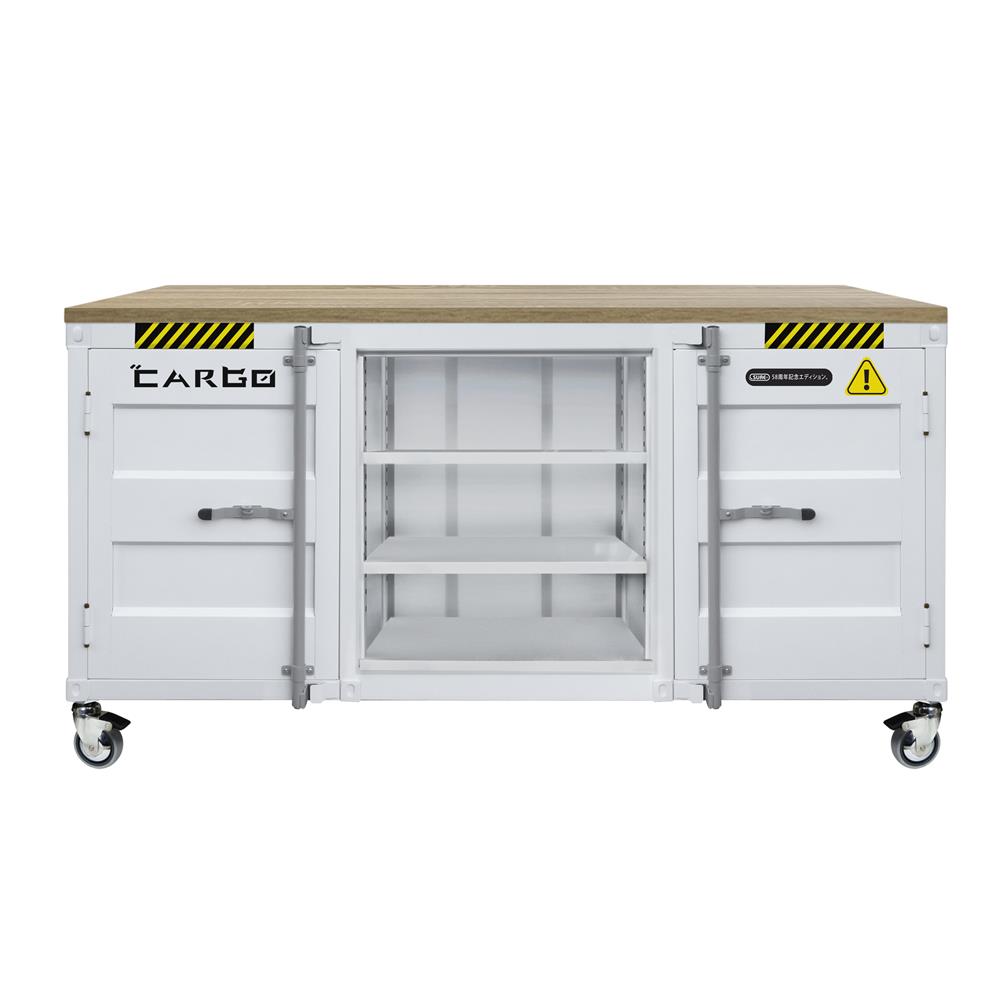 ตู้เอกสารเหล็กเตี้ย SURE CG-154 150 ซม. สีขาว