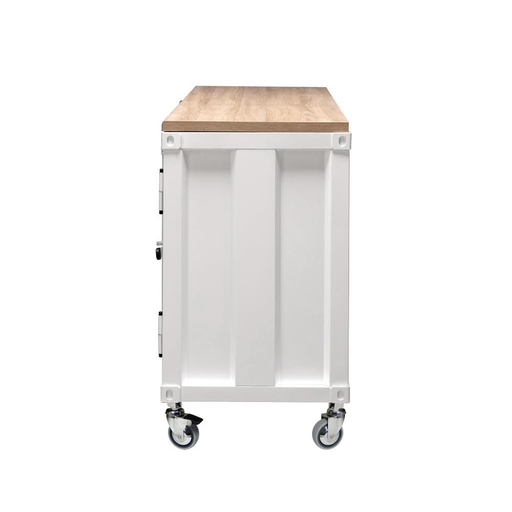 ตู้เอกสารเหล็กเตี้ย SURE CG-154 150 ซม. สีขาว