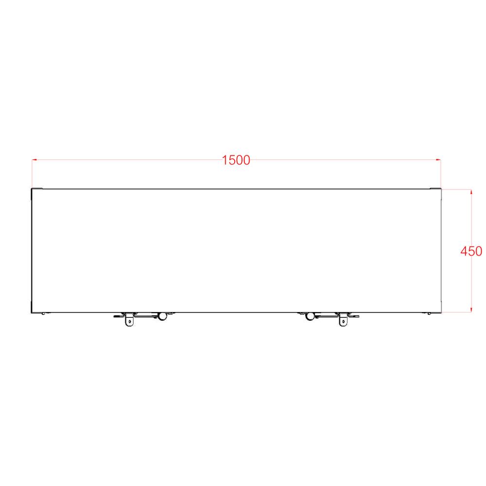 ตู้เอกสารเหล็กเตี้ย SURE CG-154 150 ซม. สีขาว