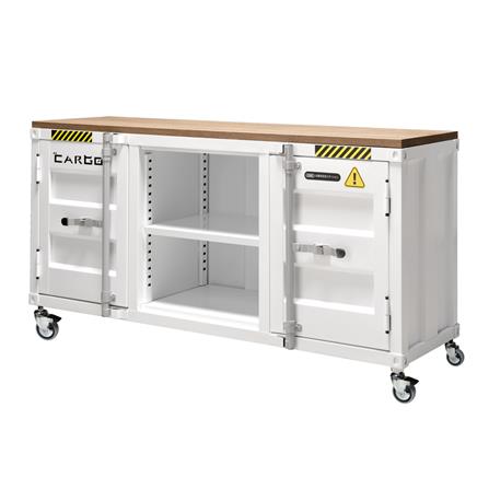 ตู้เอกสารเหล็กเตี้ย SURE CG-154 150 ซม. สีขาว_0