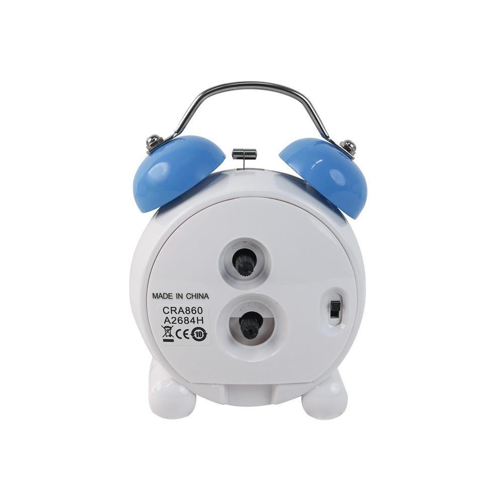 นาฬิกาปลุก RHYTHM CRA860NR04 4.5 นิ้ว สีฟ้า