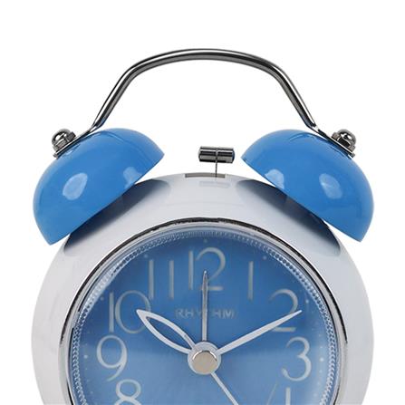 นาฬิกาปลุก RHYTHM CRA860NR04 4.5 นิ้ว สีฟ้า_1