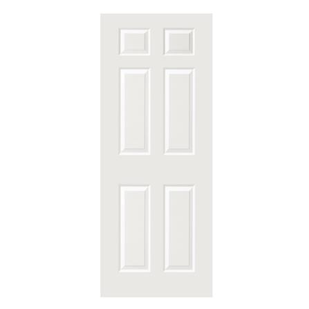 ประตูภายใน HDF ไม่เจาะลูกบิด AZLE ROMA 601 80X200 ซม. สีรองพื้น_0