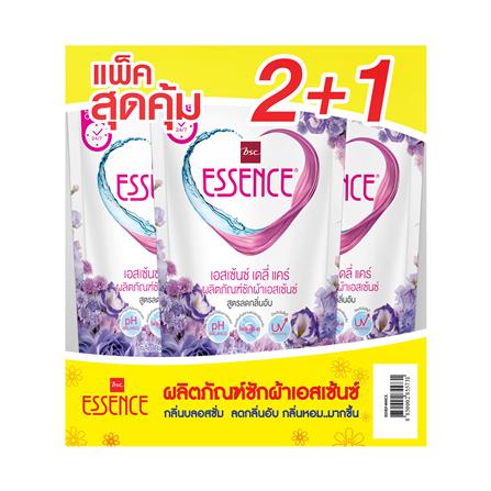 น้ำยาซักผ้า ESSENCE DAILY CARE สูตรลดกลิ่นอับ 400 มล. BLOSSOM (แพ็ก 2+1)_0