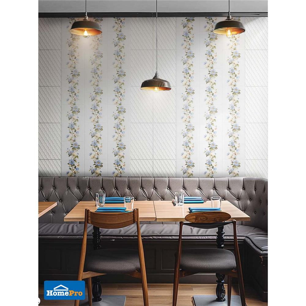 กระเบื้องผนัง 10x16 นิ้ว DURAGRES อีฟ บลู A 1 ตร.ม.