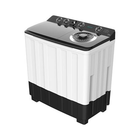 เครื่องซักผ้า 2 ถัง HISENSE WSRB1413UB 14 กก. สีขาว-ดำ_1