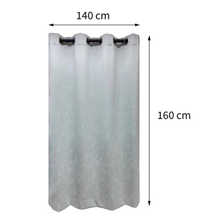 ผ้าม่าน EYELET HOME LIVING STYLE IXORA UV 140X160 ซม. สีเขียว_5