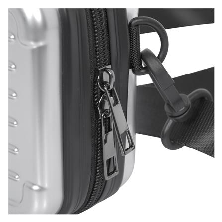 กระเป๋าสะพาย 26 ซม. AVENTRA BOSTON สีเงิน_4