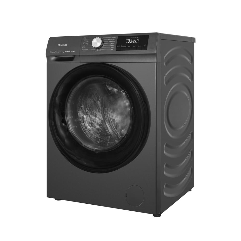 เครื่องซักผ้าฝาหน้า HISENSE WF105N1 10.5 กก. 1400 RPM อินเวอร์เตอร์ สีเทา