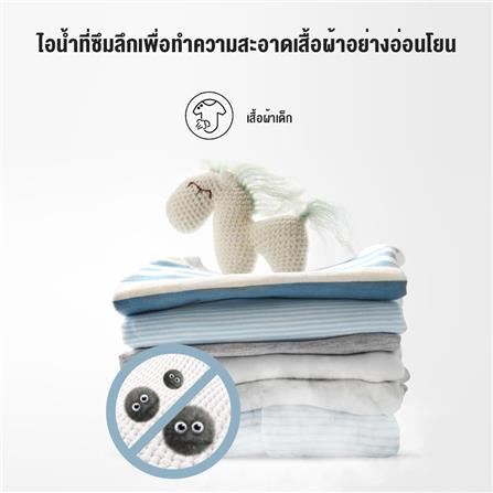 เครื่องซักผ้าฝาหน้า HISENSE WF105N1 10.5 กก. 1400 RPM อินเวอร์เตอร์ สีเทา_9