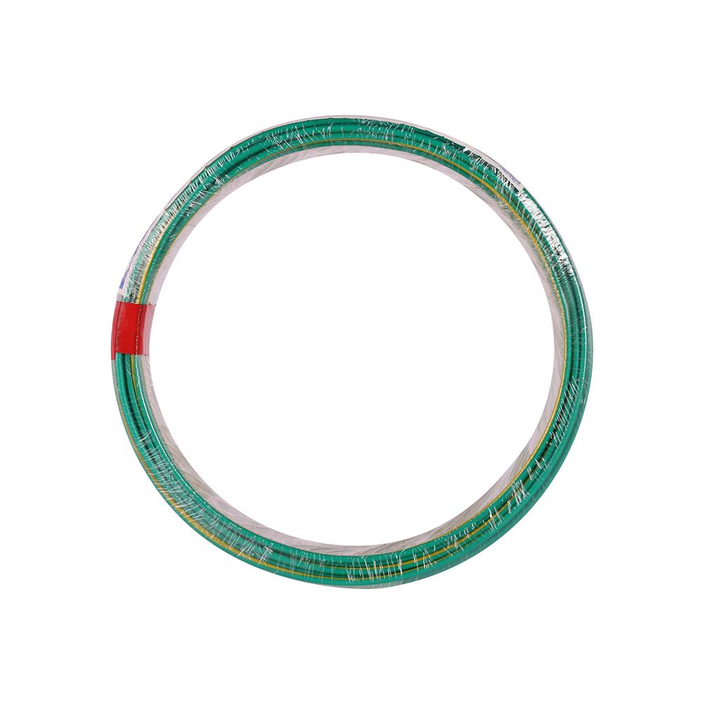 สายไฟ THW IEC01 BCC 1X5 ตร.มม. 50 ม. สีเขียว/เหลือง