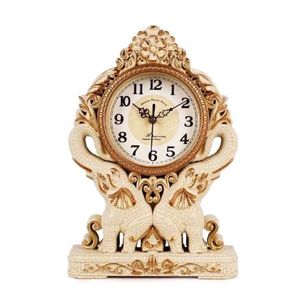 นาฬิกาตั้งโต๊ะ INTERY CT027C009 14.96 นิ้ว สีครีม_0