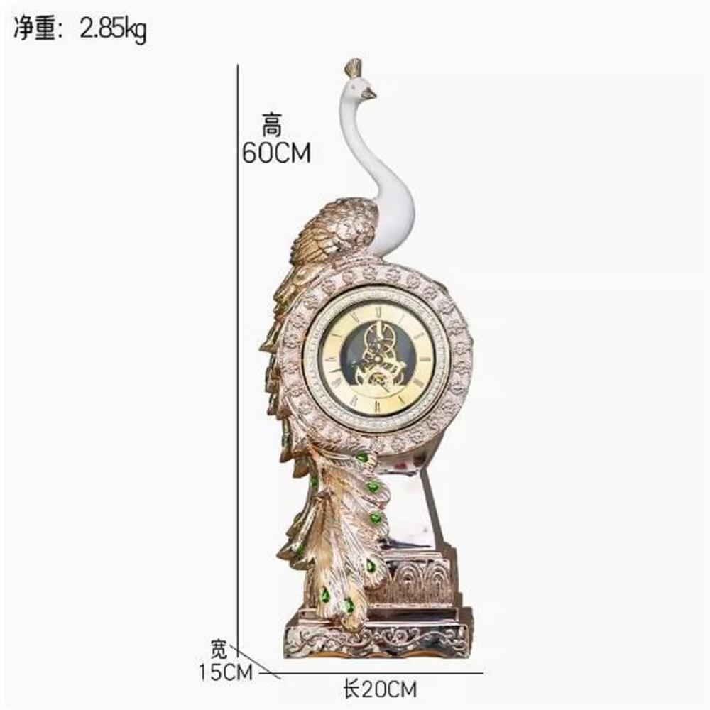 นาฬิกาตั้งโต๊ะ INTERY CT215C048 23.62 นิ้ว สีโรสโกลด์