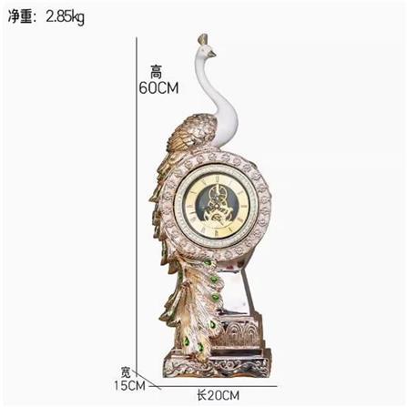 นาฬิกาตั้งโต๊ะ INTERY CT215C048 23.62 นิ้ว สีโรสโกลด์_5