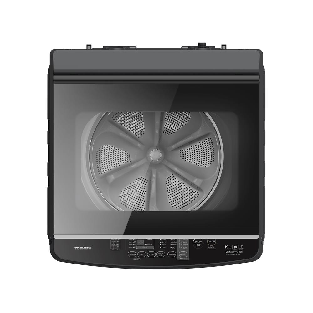 เครื่องซักผ้าฝาบน TOSHIBA AW-DUHN2000QT(SG) 19 กก. 630 RPM อินเวอร์เตอร์ สีเทา