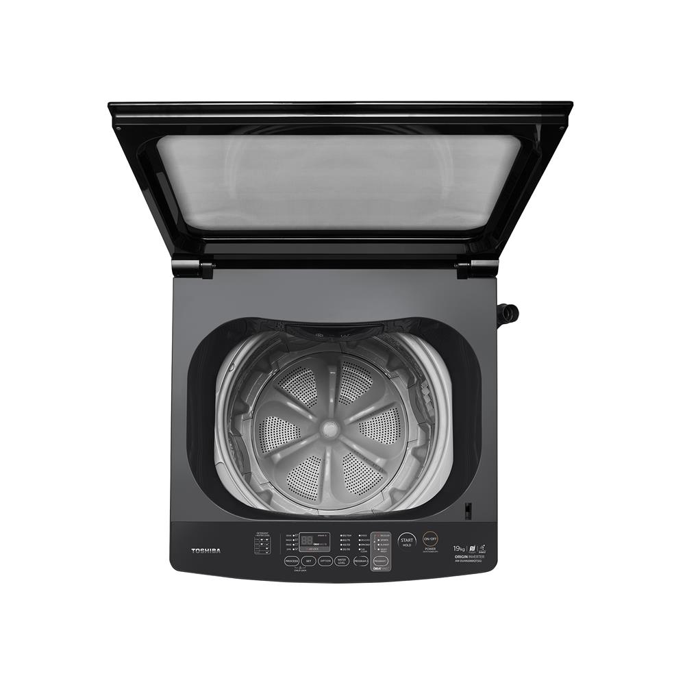 เครื่องซักผ้าฝาบน TOSHIBA AW-DUHN2000QT(SG) 19 กก. 630 RPM อินเวอร์เตอร์ สีเทา