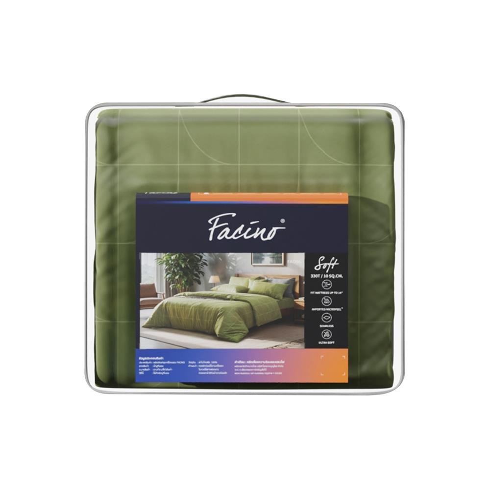 ชุดผ้าปูที่นอน 3.5 ฟุต (ชุด 4 ชิ้น) FACINO PRINT FA086