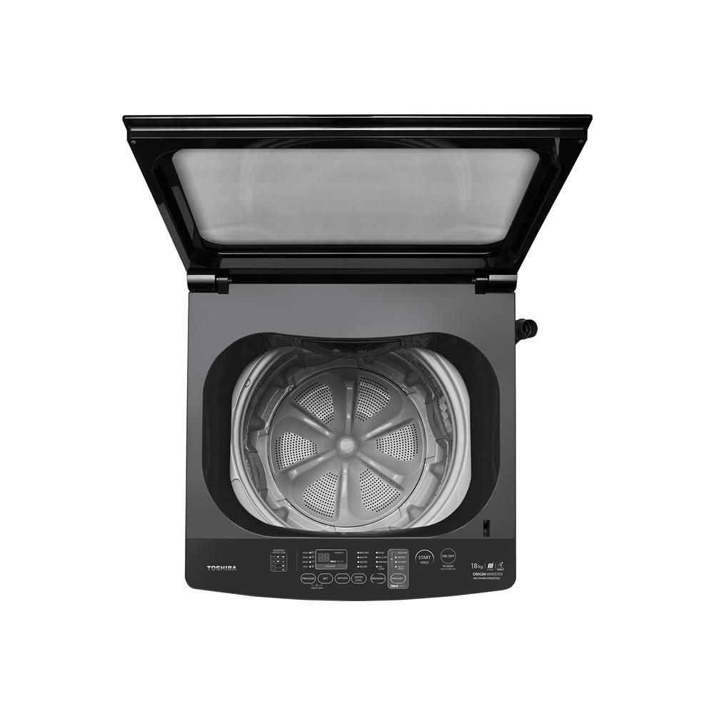 เครื่องซักผ้าฝาบน TOSHIBA AW-DUHN1900QT(SG) 18 กก. 630 RPM อินเวอร์เตอร์ สีเทา