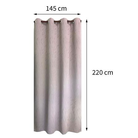 ผ้าม่าน EYELET HOME LIVING STYLE YORK UV 145X220 ซม. สีน้ำตาล_5