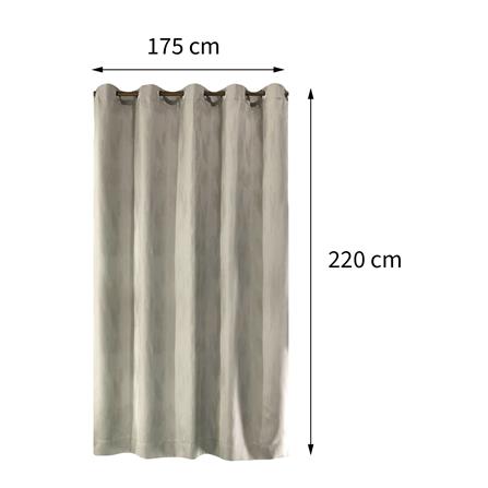 ผ้าม่าน EYELET HOME LIVING STYLE PIERRE UV 175X220 ซม. สีครีม_5