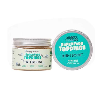 ผงโรยอาหารสัตว์เลี้ยง WIGGLY BUDDIES TOPPING 3-IN-1 BOOST 60 ก._0
