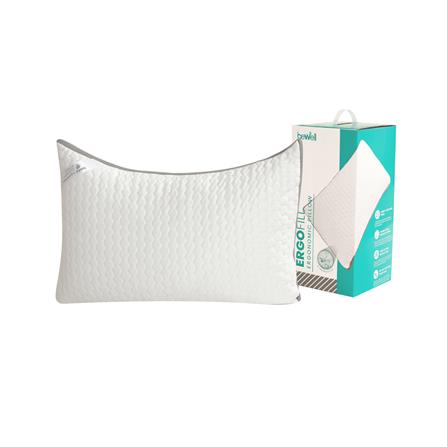 หมอนสุขภาพ เมมโมรี่โฟม BEWELL ERGOFILL 50x70x20 ซม. สีขาว_3