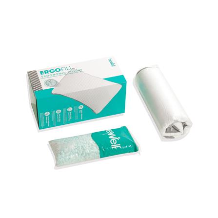 หมอนสุขภาพ เมมโมรี่โฟม BEWELL ERGOFILL 50x70x20 ซม. สีขาว_4