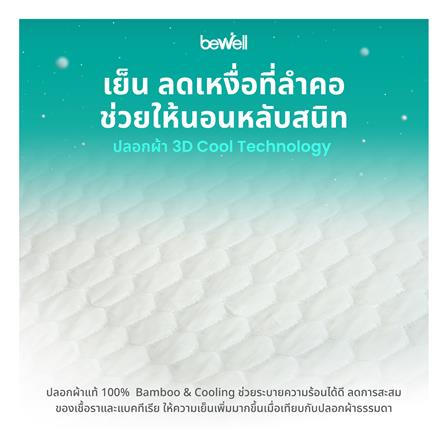 หมอนสุขภาพ เมมโมรี่โฟม BEWELL ERGOFILL 50x70x20 ซม. สีขาว_12